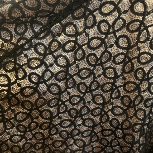 Lace and satin formal dress with match bolero - Picture 2 of 6